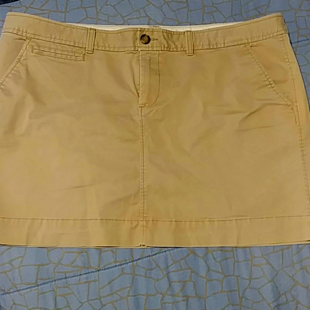 Khaki skirt